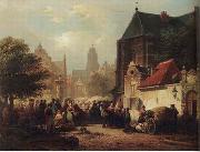 unknow artist European city landscape, street landsacpe, construction, frontstore, building and architecture. 094 Germany oil painting reproduction